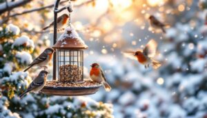 Ein Ornithologe verrät: Dieses günstige Futter lockt jeden Morgen im Januar Vögel an
