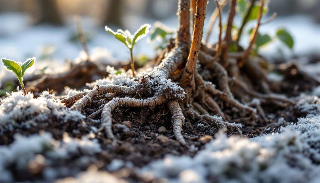 Warum Holzasche im Garten im Winter die Wurzeln vor Frost schützt