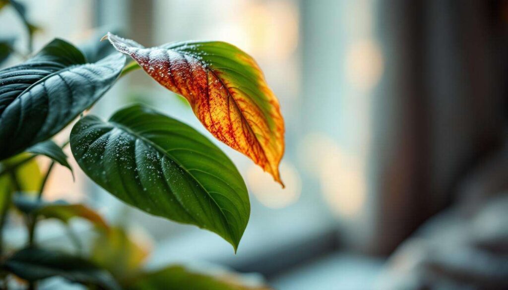 Einblatt wird braun? Ein Pflanzenarzt nennt die drei häufigsten Ursachen im Winter