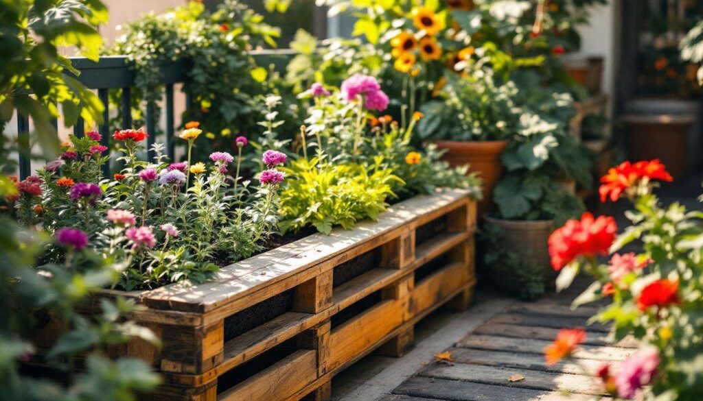 Upcycling im Garten: Warum alte Paletten das beste Hochbeet für den Balkon ergeben