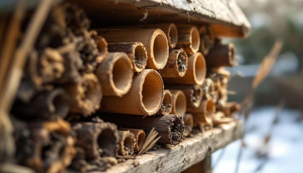 Insektenhotel im Februar auffrischen: Warum alte Röhrchen Parasiten anziehen