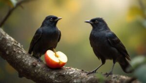 Fressen Amseln Äpfel? So locken Sie die Vögel an
