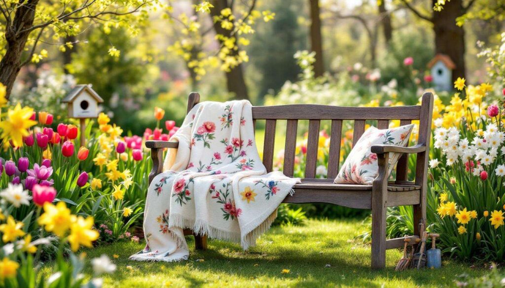 Frühlingsdeko für die Gartenbank: 5 wunderschöne Ideen zum Nachmachen